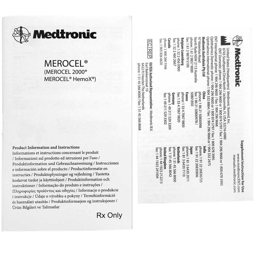 Merocel oortampon 9mm x 24mm steriel