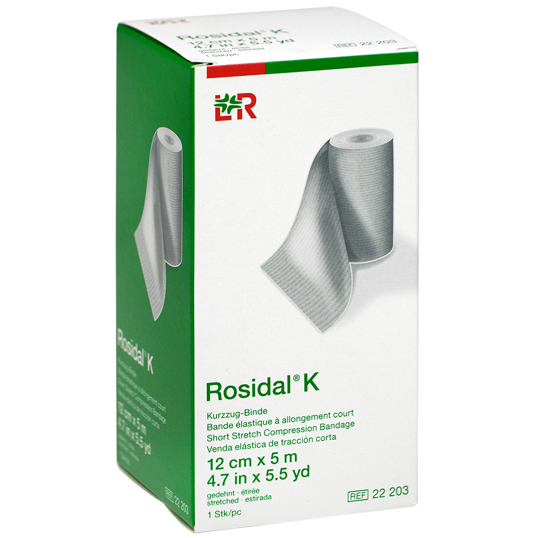 Rosidal K korte rek compressieverband 12cm x 5m