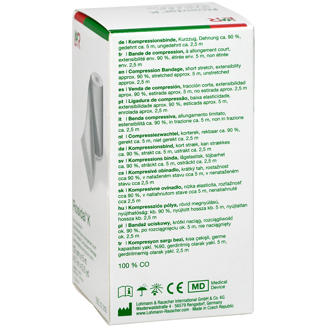 Rosidal K korte rek compressieverband 12cm x 5m