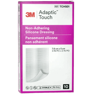 ADAPTIC TOUCH silicone wondcontactlaag, 7,6cm x 5cm, steriel