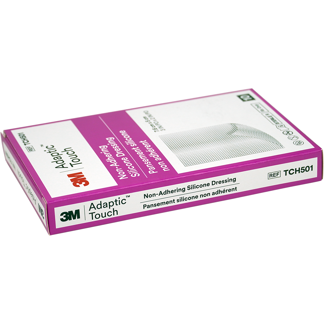 ADAPTIC TOUCH silicone wondcontactlaag, 7,6cm x 5cm, steriel