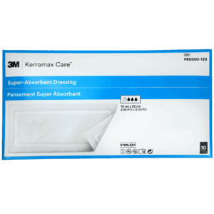 KERRAMAX Care super absorberend verband, 10cm x 22cm, steriel
