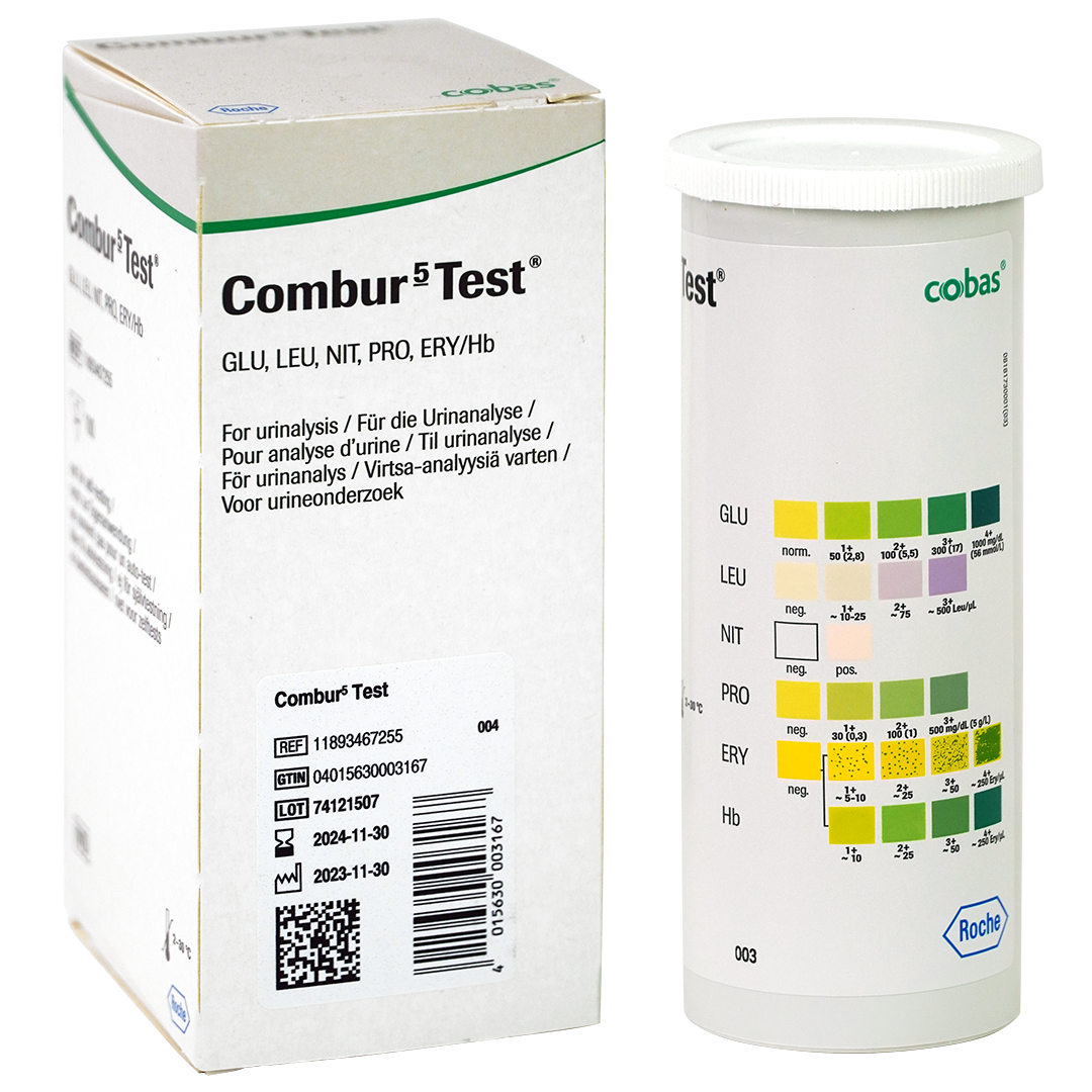 Combur 5 Test urine teststrips
