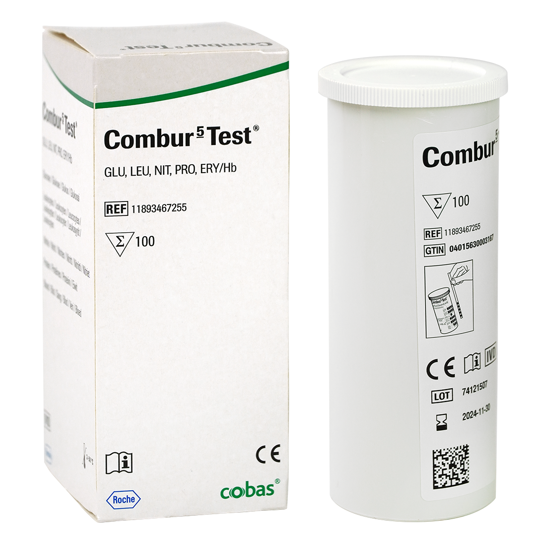 Combur 5 Test urine teststrips