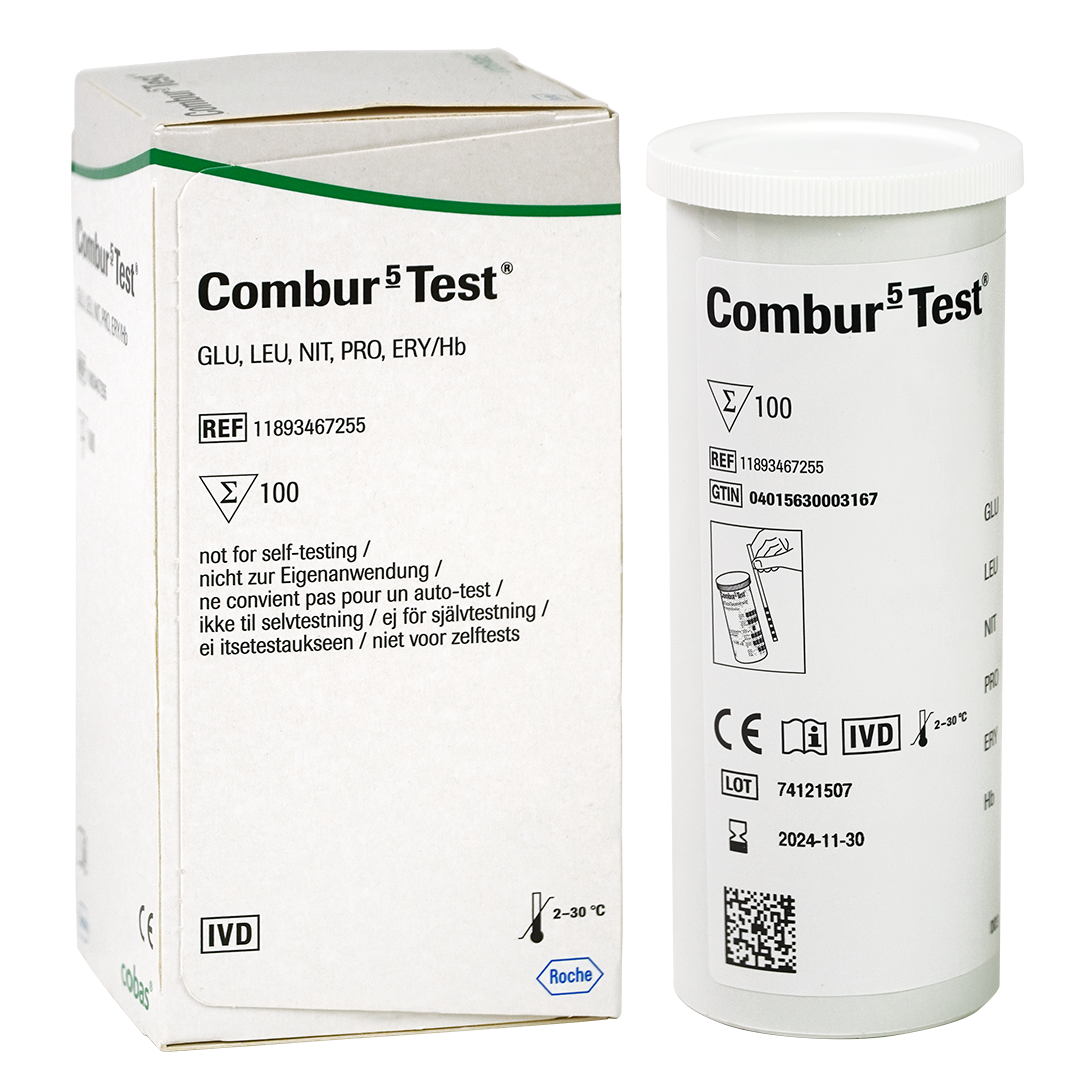 Combur 5 Test urine teststrips