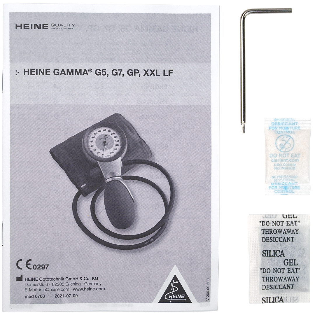 Heine Gamma G7 bloeddrukmeter 1 slang manchet volwassene etui