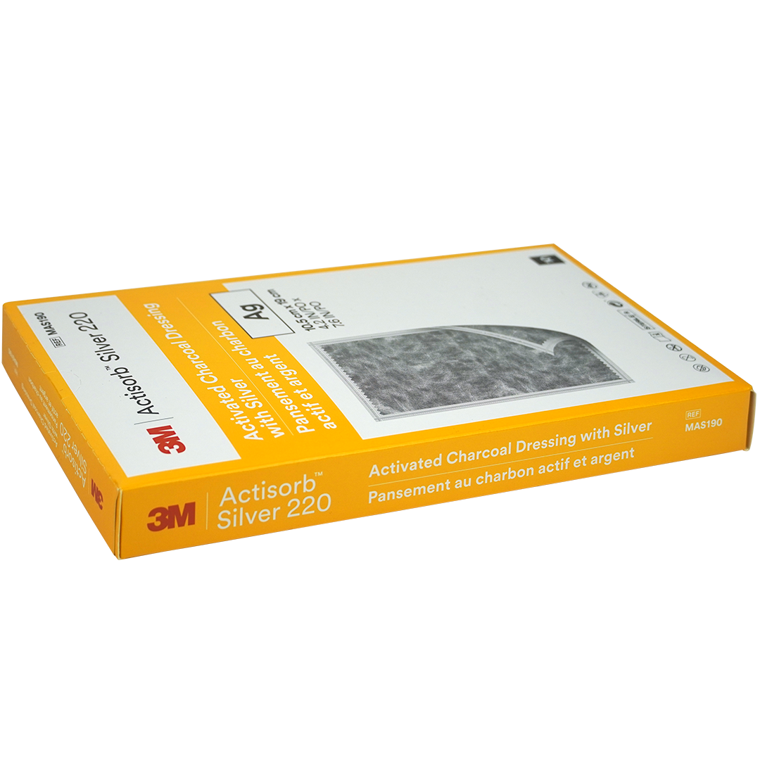 ACTISORB Silver 220 Antimicrobieel bindend verband, 10.5cm x 19cm