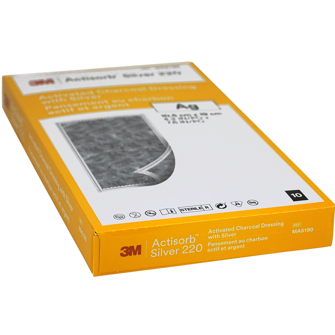 ACTISORB Silver 220 Antimicrobieel bindend verband, 10.5cm x 19cm