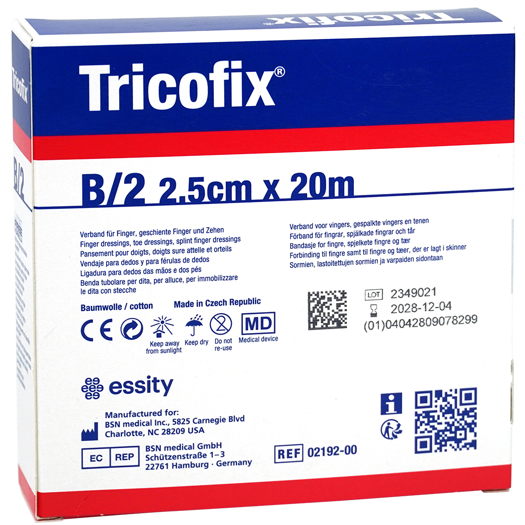 Tricofix buisverband B 2.5cm x 20m