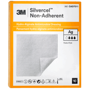 SILVERCEL Na Hydroalginaat verband, 11cm x 11cm