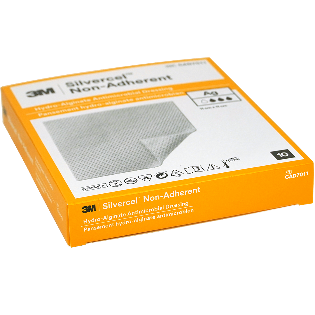 SILVERCEL Na Hydroalginaat verband, 11cm x 11cm