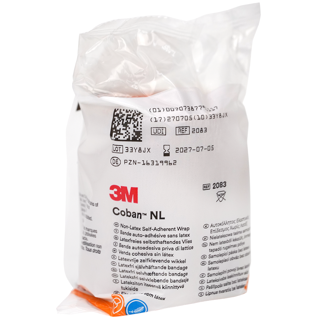 3M Coban NL Zelfhechtende zwachtel beige 7.5cm x 4.5m
