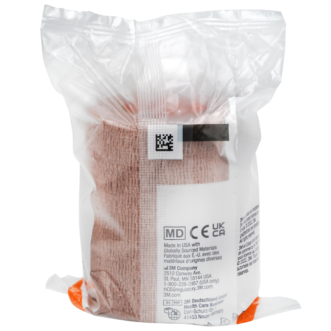 3M Coban NL Zelfhechtende zwachtel beige 7.5cm x 4.5m