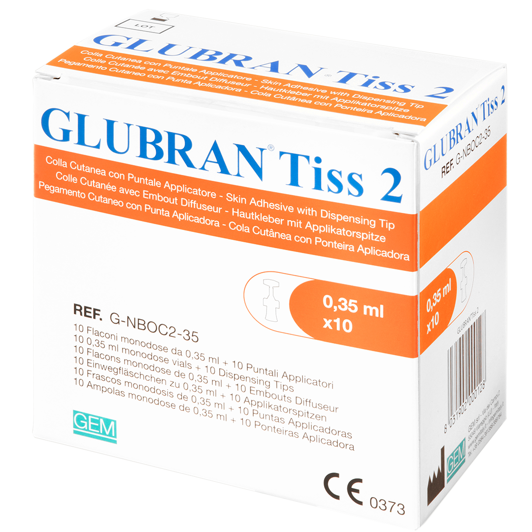Glubran Tiss2 Synthetische huidlijm 0.35ml