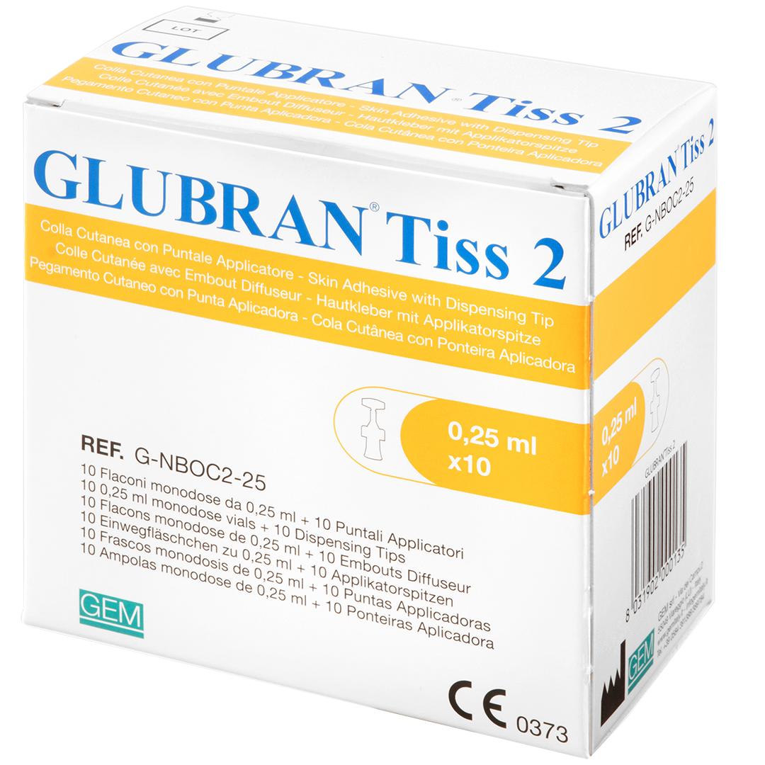 Glubran Tiss2 Synthetische huidlijm 0.25ml