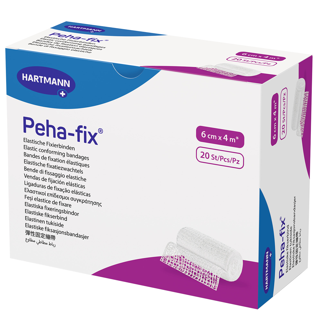 Peha-Fix fixatiezwachtel, 6cm x 4m, los