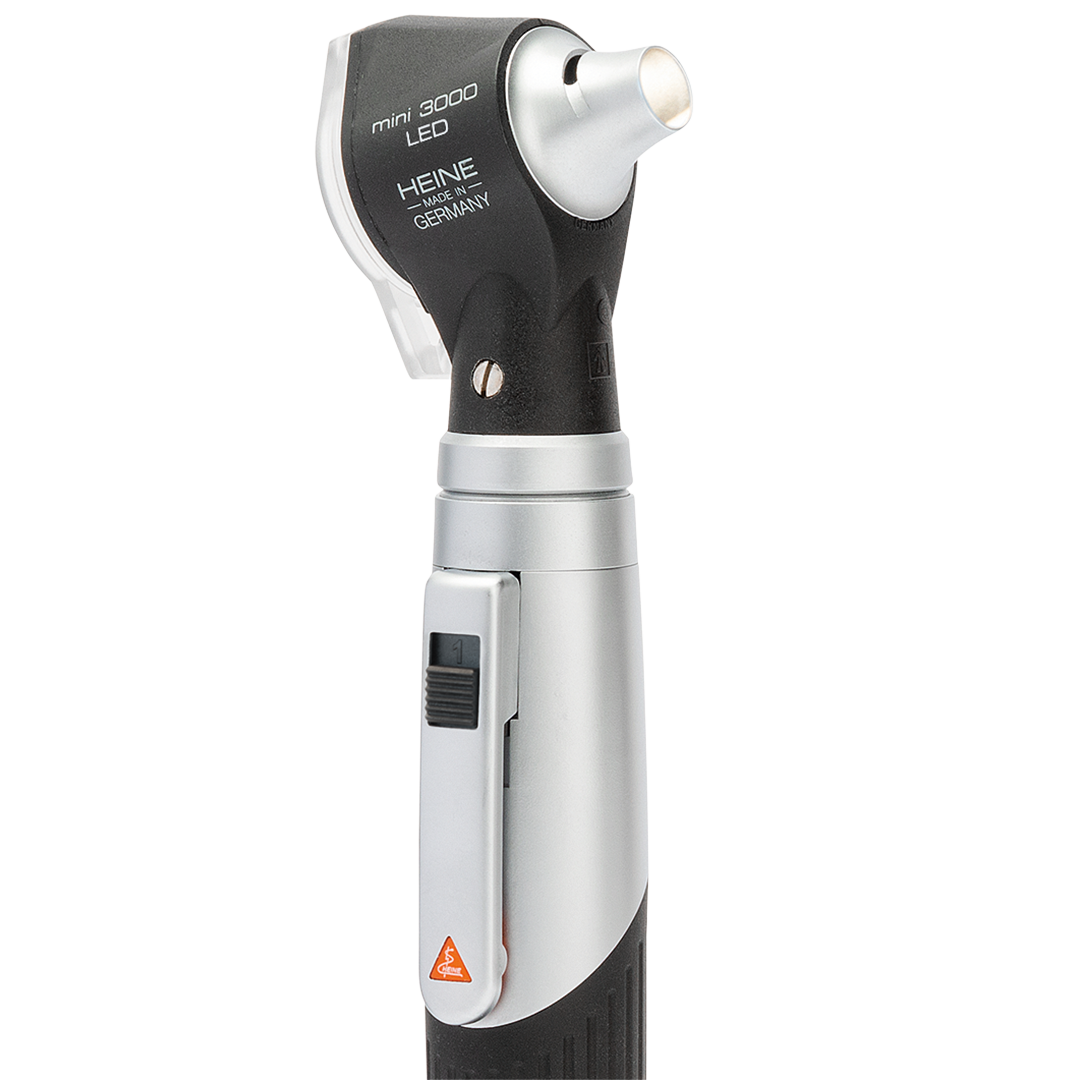 Heine mini 3000 LED Otoscoop +Oftalmoscoop 2x mini 3000 batterijhandvat inclusief batterijen oortips koffer