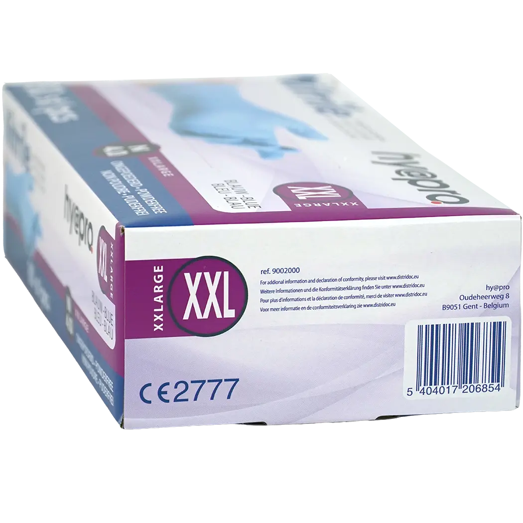 Kerbl Nitril Top PRO Guanti Monouso Taglia XXL Blu (90 Pezzi) - Senza Talco E Microruvidi